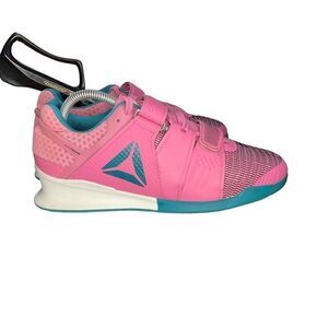 Reebok Legacy Lifter FlexWeave Posh Pink CJ  Cummings Pink White Teal Women’s Si
